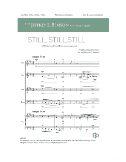 page one of Still, Still, Still (SATB Choir)