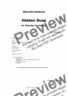 page one of Hidden Duos