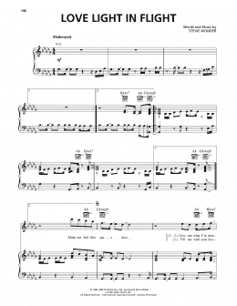 page one of Love Light In Flight (Piano, Vocal & Guitar Chords (Right-Hand Melody))