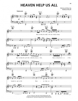 page one of Heaven Help Us All (Piano, Vocal & Guitar Chords (Right-Hand Melody))