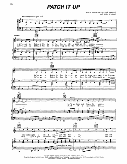 page one of Patch It Up (Piano, Vocal & Guitar Chords (Right-Hand Melody))