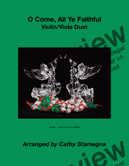 page one of O Come, All Ye Faithful (Violin/Viola Duet)