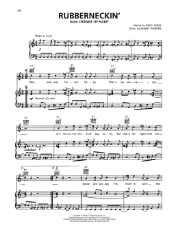 page one of Rubberneckin' (Piano, Vocal & Guitar Chords (Right-Hand Melody))