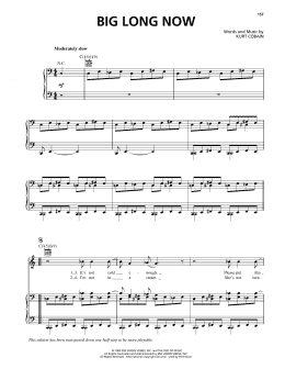 page one of Big Long Now (Piano, Vocal & Guitar Chords (Right-Hand Melody))