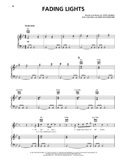 page one of Fading Lights (Piano, Vocal & Guitar Chords (Right-Hand Melody))