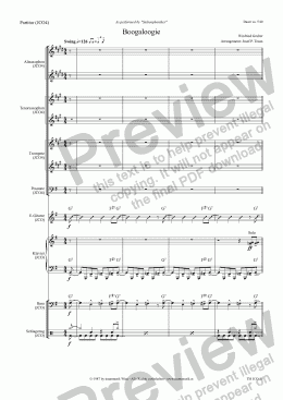 page one of Boogaloogie (JCO/Score & Parts)