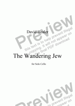 page one of The Wandering Jew