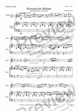 page one of Romantische Ballade (ABP/Score & Parts)