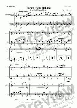 page one of Romantische Ballade (ABP/Score & Parts)