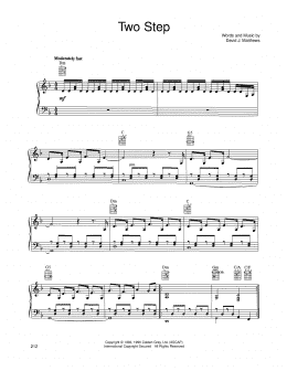 page one of Two Step (Piano, Vocal & Guitar Chords (Right-Hand Melody))
