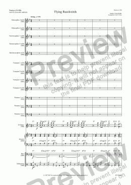 page one of Flying Rueckwirds (BB/Score & Parts)