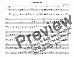 page one of Erhalt uns Herr, bei deinem Wort (I) - Chorale Prelude