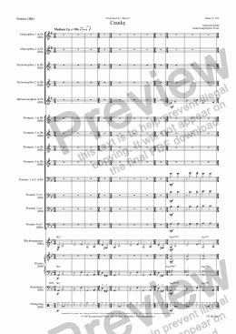 page one of Cranky (BB/Score & Parts)
