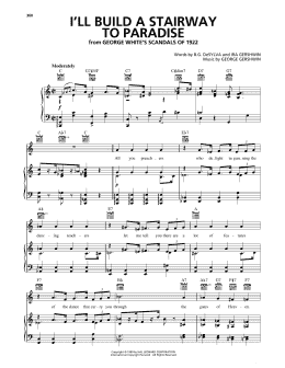 page one of I'll Build A Stairway To Paradise (Piano, Vocal & Guitar Chords (Right-Hand Melody))
