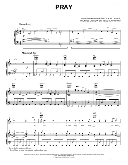page one of Pray (Piano, Vocal & Guitar Chords (Right-Hand Melody))