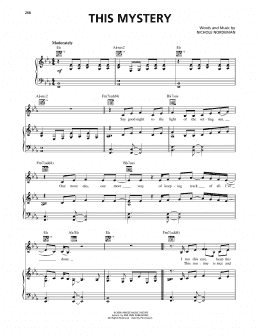 page one of This Mystery (Piano, Vocal & Guitar Chords (Right-Hand Melody))