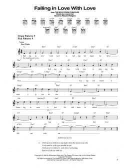 page one of Falling In Love With Love (from The Boys From Syracuse) (Easy Guitar)
