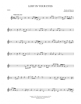 page one of Lost In Your Eyes (French Horn Solo)