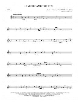 page one of I've Dreamed Of You (French Horn Solo)