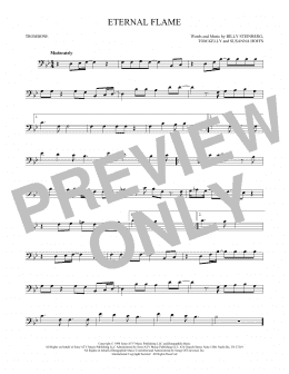 page one of Eternal Flame (Trombone Solo)