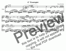 page one of O Traurigkeit - Chorale Prelude