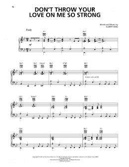 page one of Don't Throw Your Love On Me So Strong (Piano, Vocal & Guitar Chords (Right-Hand Melody))