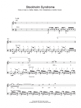 page one of Stockholm Syndrome (Lead Sheet / Fake Book)