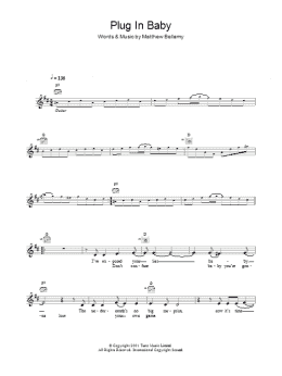 page one of Plug In Baby (Lead Sheet / Fake Book)
