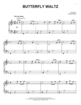 page one of Butterfly Waltz (Easy Piano)