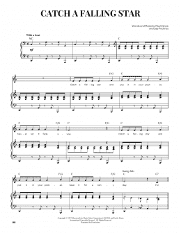 page one of Catch A Falling Star (Piano & Vocal)