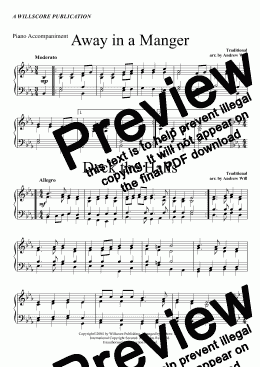 page one of Christmas Carols Selection – (Oboe with Piano Accompaniment)