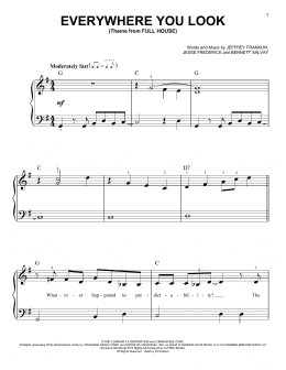 Everywhere you look - Jesse Frederick Sheet music for Piano (Mixed Quartet)