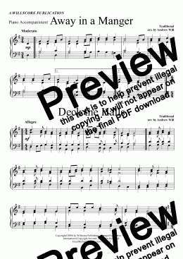 page one of Christmas Carols Selection – (Double Bass with Piano Accompaniment)