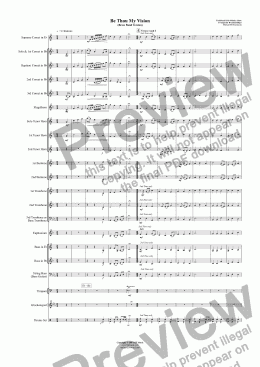 page one of Be Thou My Vision  (Brass Band Version)
