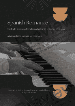 page one of Spanish Romance