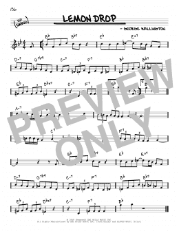 page one of Lemon Drop (Real Book – Melody & Chords)