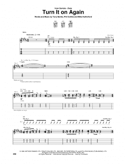 page one of Turn It On Again (Guitar Tab)