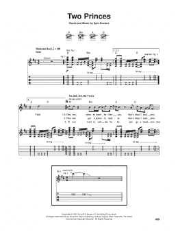 page one of Two Princes (Guitar Tab)