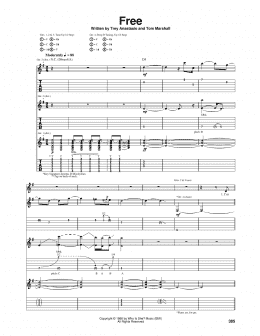 page one of Free (Guitar Tab)