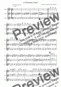 page one of A Christmas Treat! for Flute Trio