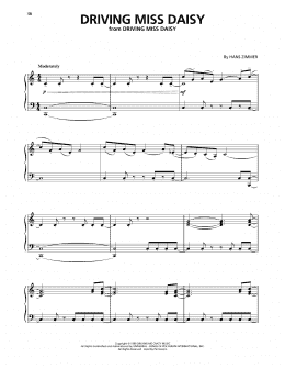 page one of Driving Miss Daisy (Piano Solo)