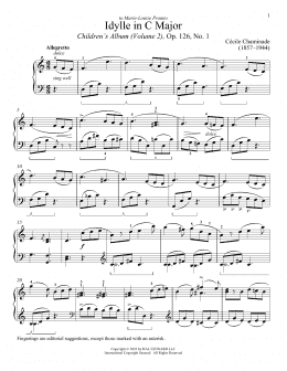 page one of Idylle (Piano Solo)