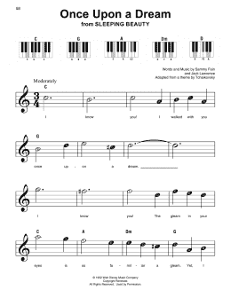 page one of Once Upon A Dream (from Sleeping Beauty) (Super Easy Piano)