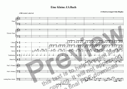 page one of Eine Kleine J.S.Bach