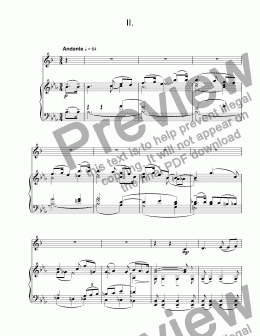 page one of Gliere - Horn concerto, 2nd movt. Andante for 4-valves flugelhorn Bb & piano