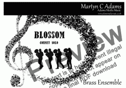 page one of Blossom (10 Piece Brass ensemble)