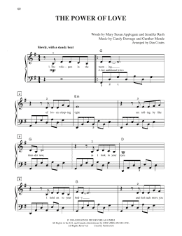 page one of The Power Of Love (Easy Piano)