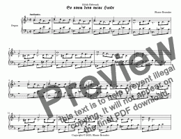 page one of So nimm denn meine Hande (I) - Chorale Prelude