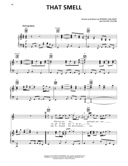 page one of That Smell (Piano, Vocal & Guitar Chords (Right-Hand Melody))