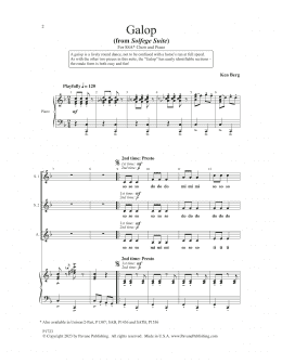 page one of Galop (SSA Choir)